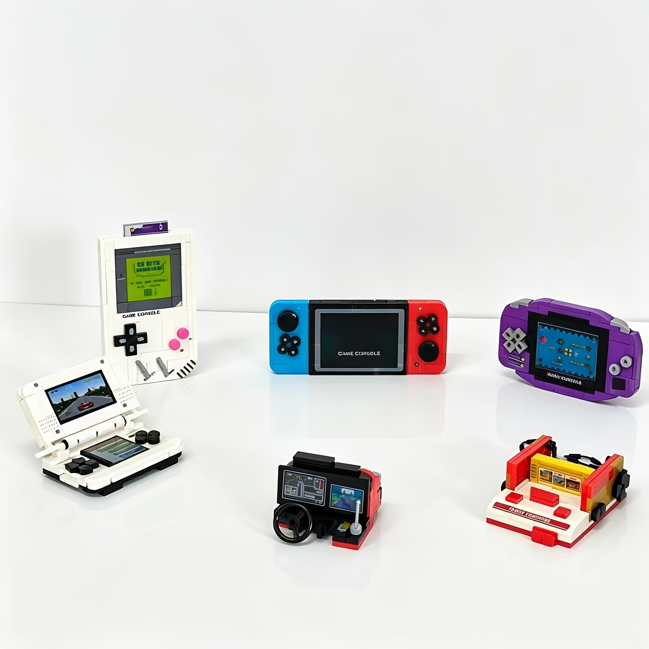 Classic Retro Game Machine Model, Assembly Puzzle